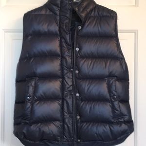 Navy J Crew Puffer Vest